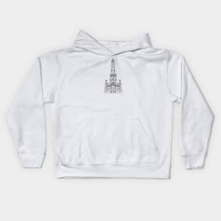 Chicago Water Tower • William W. Boyington • Chicago, Illinois Kids Hoodie